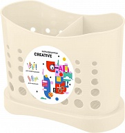 Подставка для канцелярских принадлежностей Plast Team коллекция Creative, 168х84х133 (PT9070)